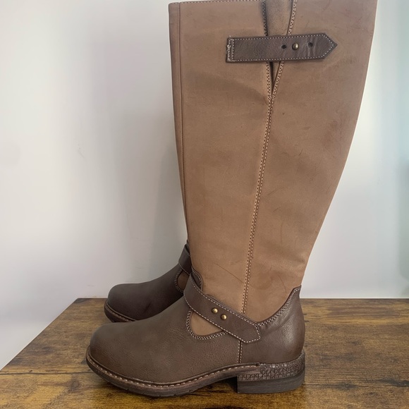LUKEES by MUK LUKS Spike Aspen Brown Tonal
Tall Fashion Boot Size 7 New with Tag - Picture 8 of 13
